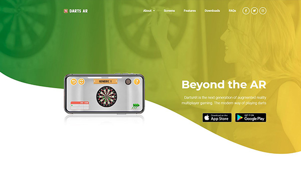 DartsAR website